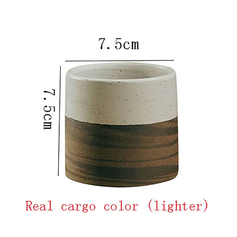 190ml Japanese Frosted Latte Cup American Concentrated Retro Ceramic Coffee Simple Nordic Home Office Afternoon Tea Set | Дом и сад