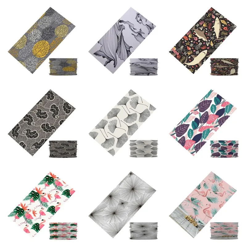 Новый Фламинго листья велосипедная бандана шарф Для мужчин женщин головы Уход за