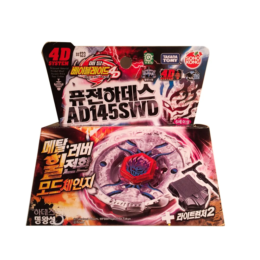 Takara Tomy Attack Beybalde Burst металлический фьюжн BB123 Плутон Созвездие Корейская версия
