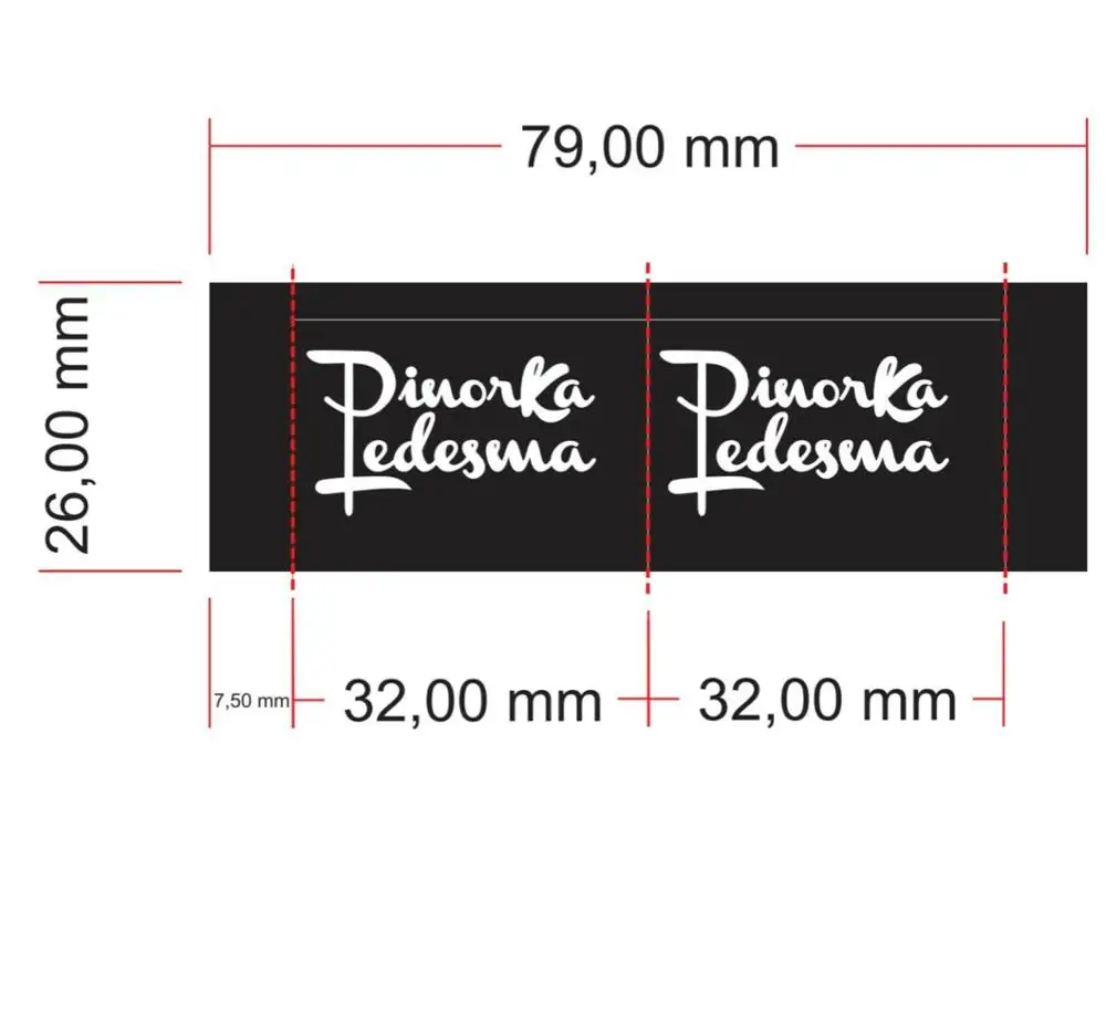 

1000pcs woven labels