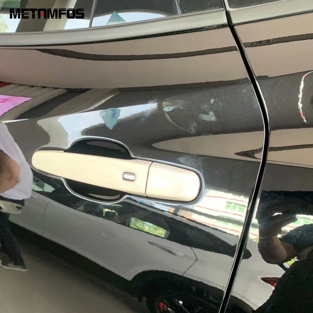 

Защитная крышка для дверной ручки Chevrolet Blazer 2019 2020 из углеродного волокна