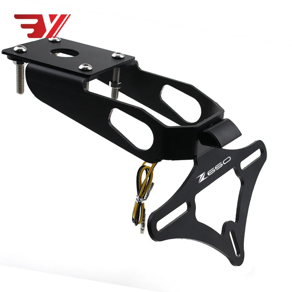 

New Motorcycle for KAWASAKI Z650 NINJA 650 2017-2019 License Plate Support Tail Light Holder Rear Bracket Mount