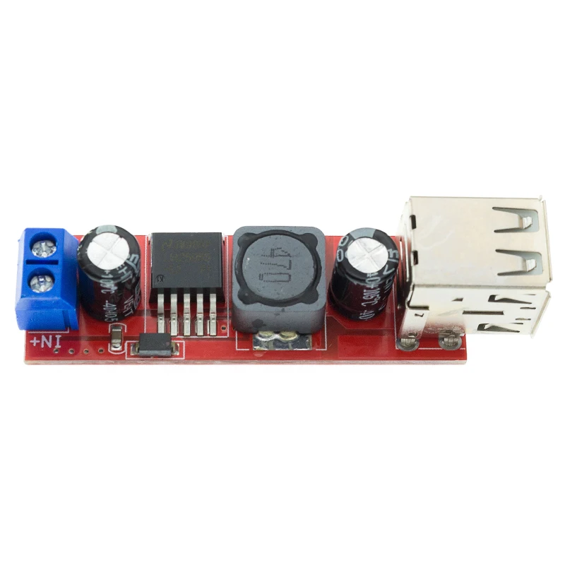 С источником питания от постоянного тока 6V 40V до 5V 3A двойной USB зарядка DC