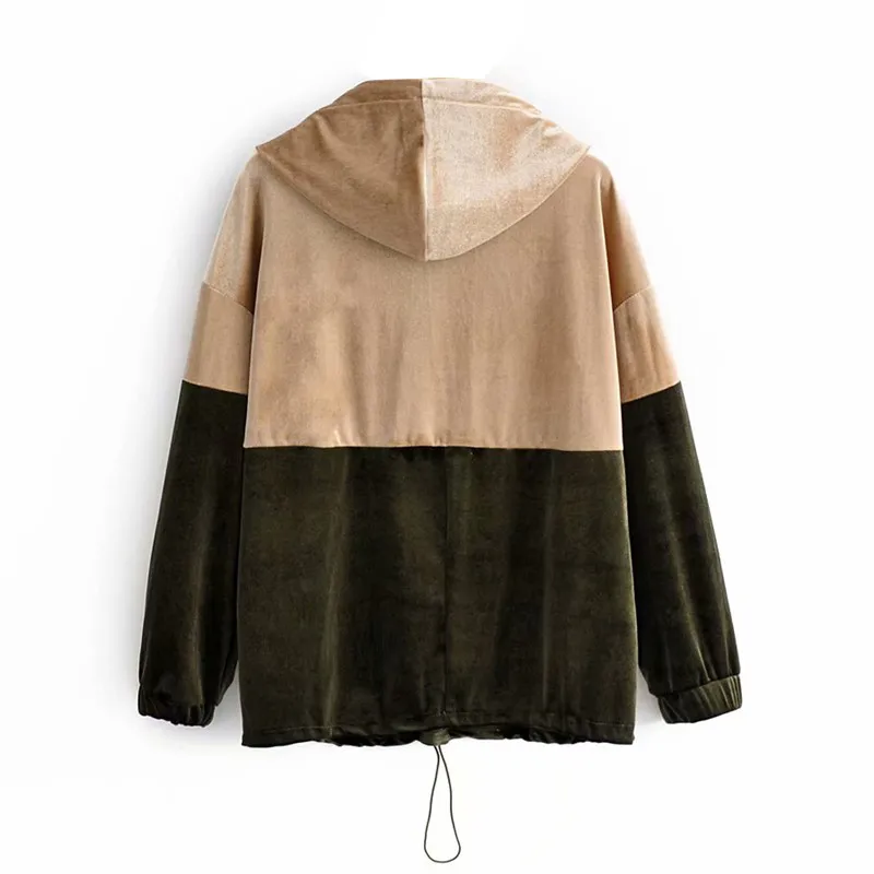 Женский Бархатный спортивный костюм комплект из двух предметов лоскутные