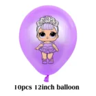 Набор воздушных шаров в виде куклы лол сюрприз для детей