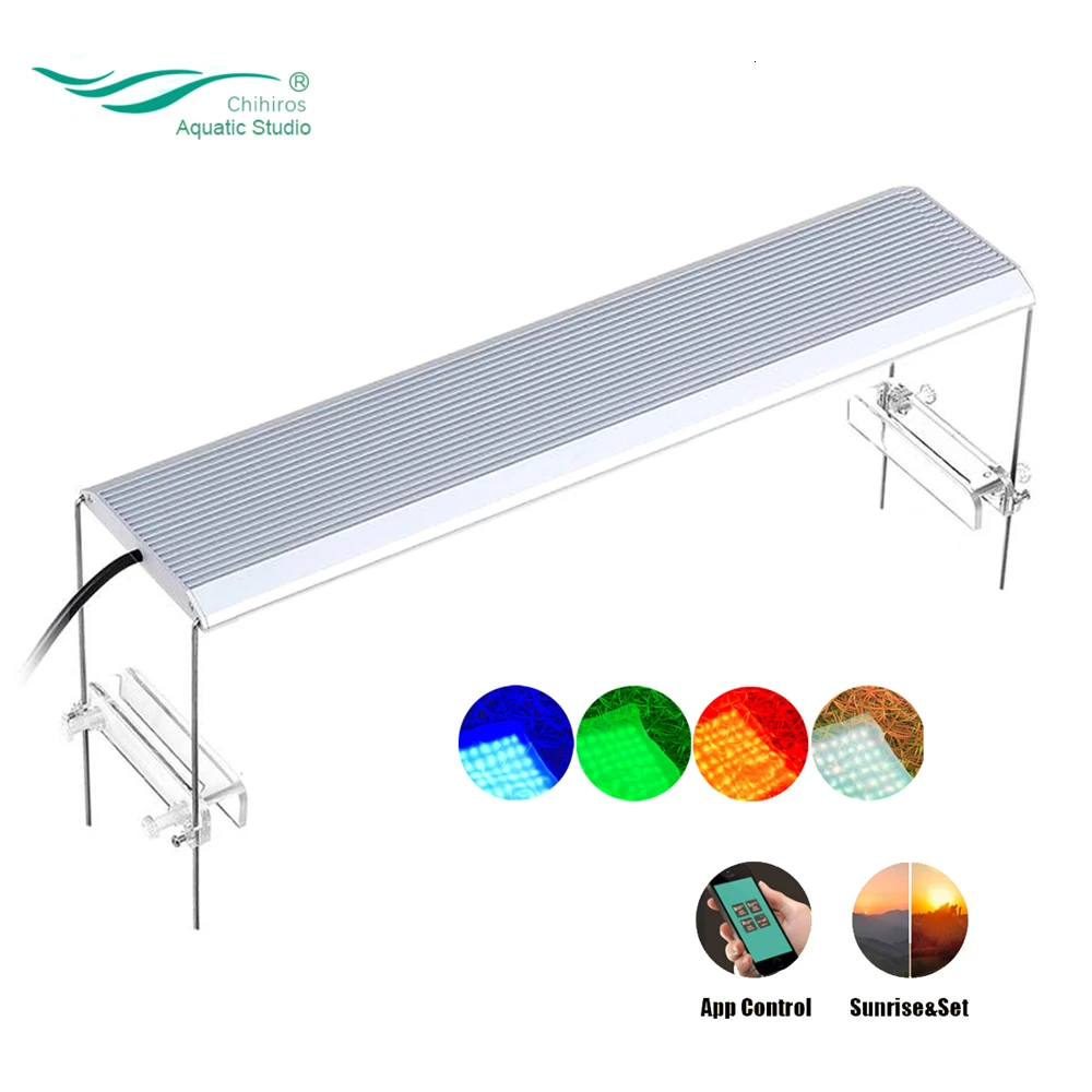 Chihiros RGB A Plus Serail App контроль светодиодный Aqaurium RGB светодиодный светильник с 3 тусклыми каналами стиль ada для аквариумных растений светодиодный светильник
