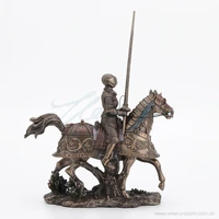 creative decoration of ancient warriors riding war horse flowers walk birthday gifts exquisite home accessories special offers