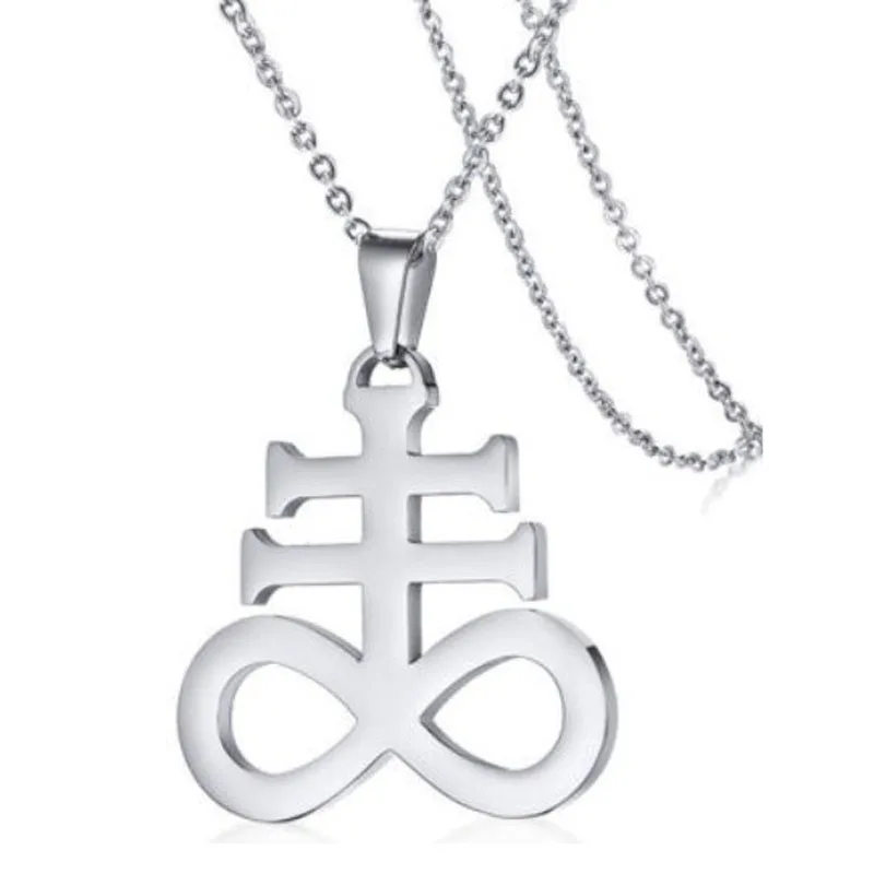 Черный золотой крест Sigil Of Lucifer кулон подойдет в качестве подарка как для мужчин