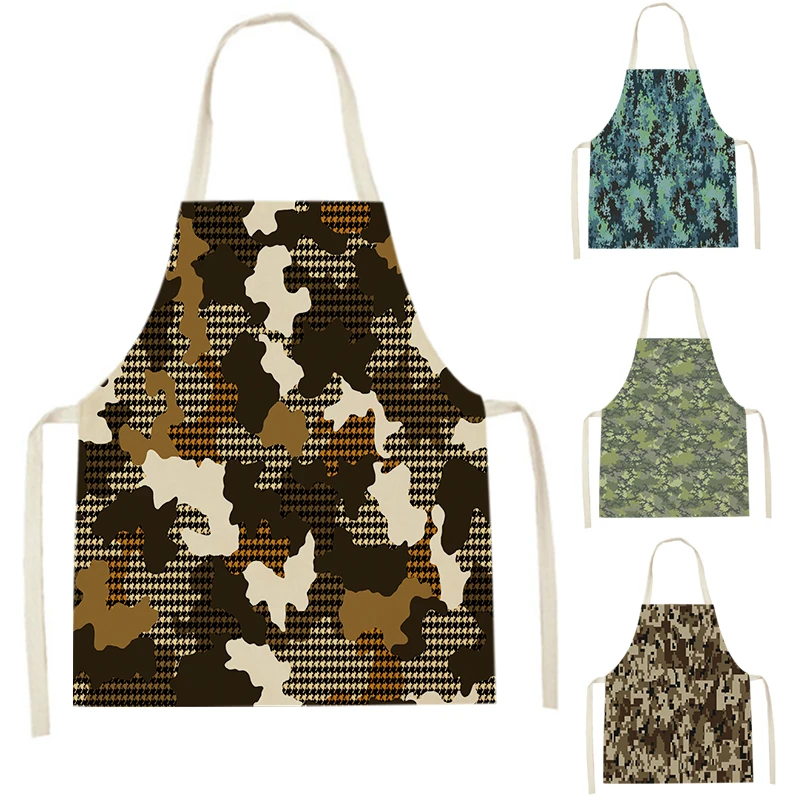 

WQL2944 Kitchen Aprons for Women Linen Bibs Household Cleaning Apron Home Waterproof Chefs Cooking Baking Apron for Child