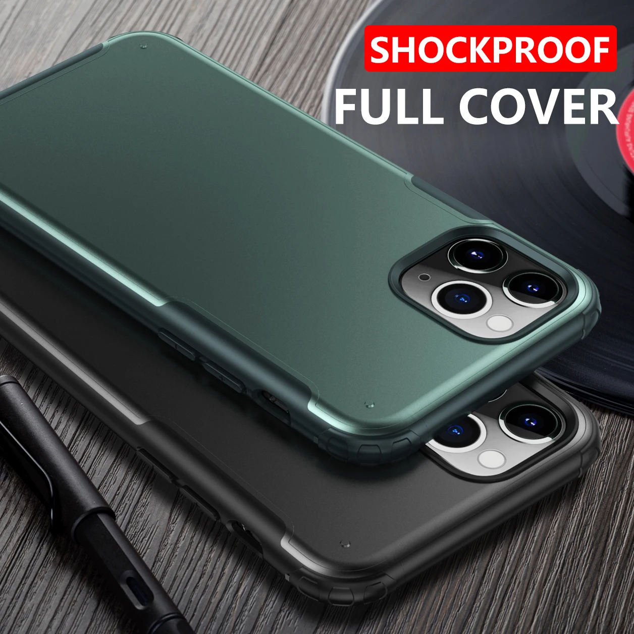 Роскошный бронированный противоударный чехол для Iphone 11 Pro Max силиконовый X XS 8 7 Plus