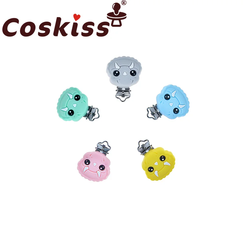 

Coskiss Unicorn Shape Silicone Baby Teether 20pcs Teething Pacifier Baby Clip Care Baby Dummy Clip Care Pendant