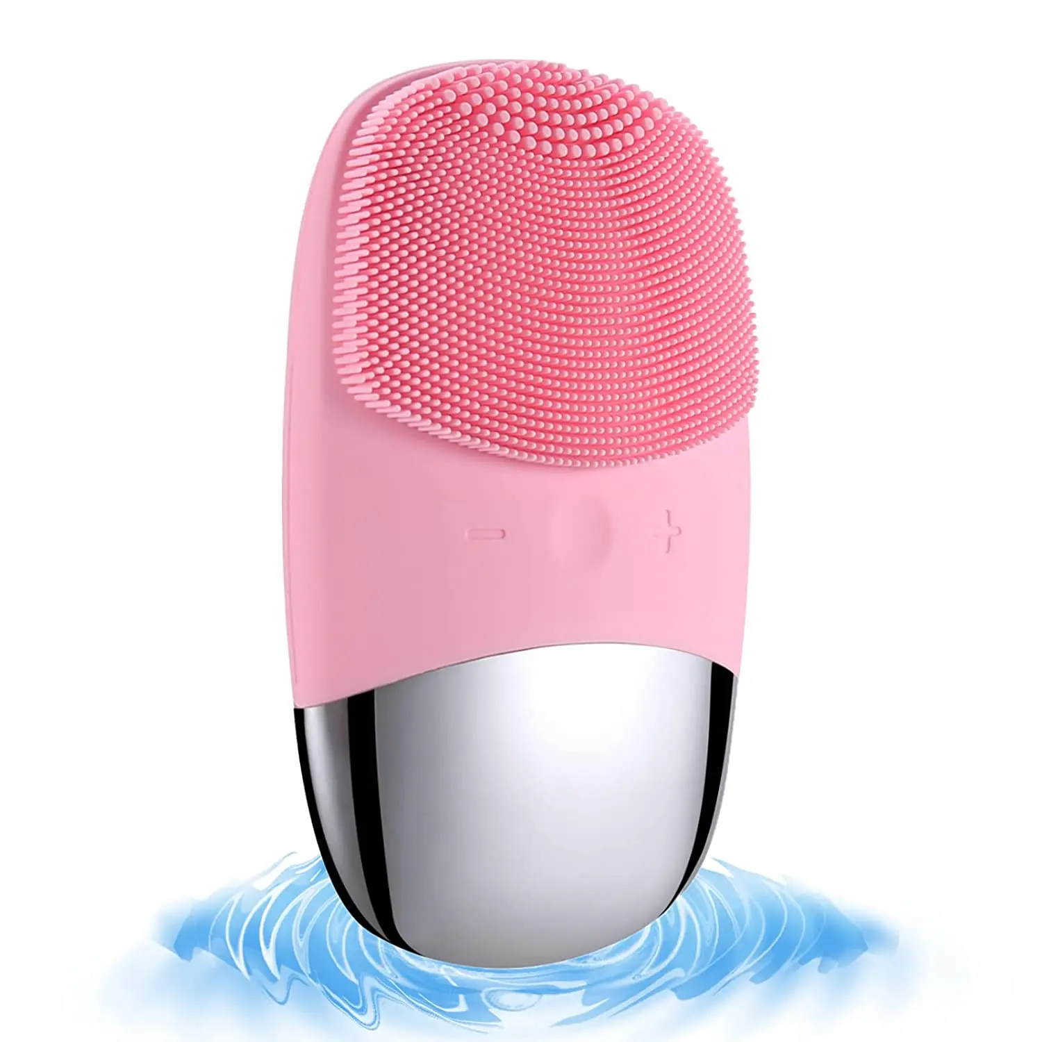 

Silicone Electric Face Cleansing Brush Sonic Facial Cleansing Skin Deep Pore Cleaning Skin Scrubber Massager Beauty Tool