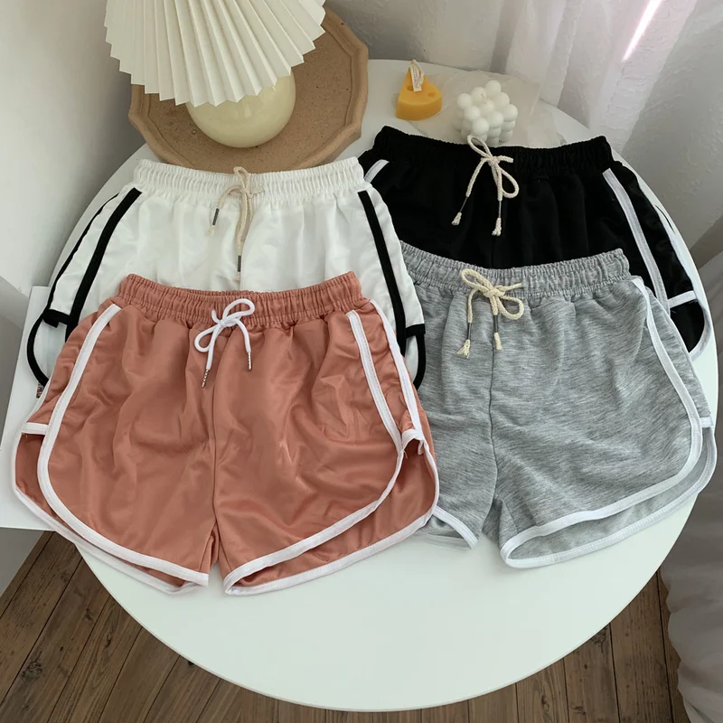 Настоящий корейский стиль ощущение дизайна нерегулярные широкие шорты Rac |