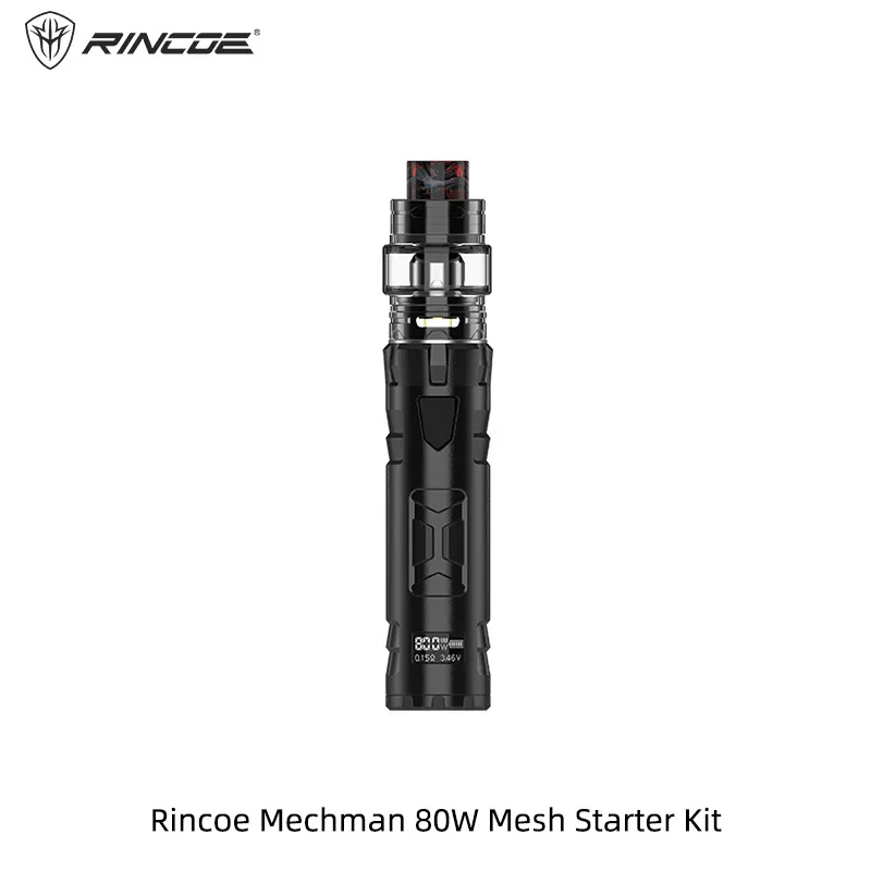 В наличии Rincoe Mechman 80 Вт вейп мод электронная сигарета Fit Mesh Танк ручка vs Vgod Pro мех |
