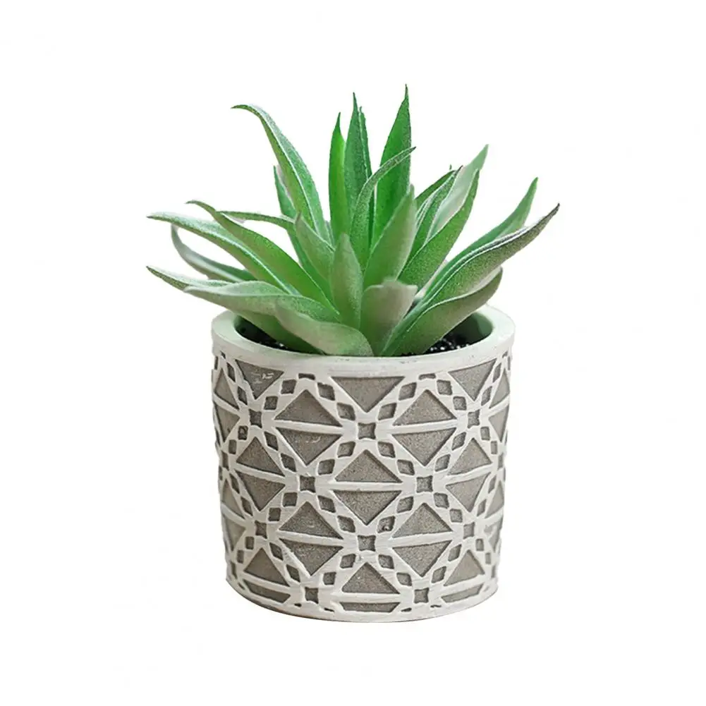 Нежное искусственное растение в горшке невыцветающее реалистичное на ощупь