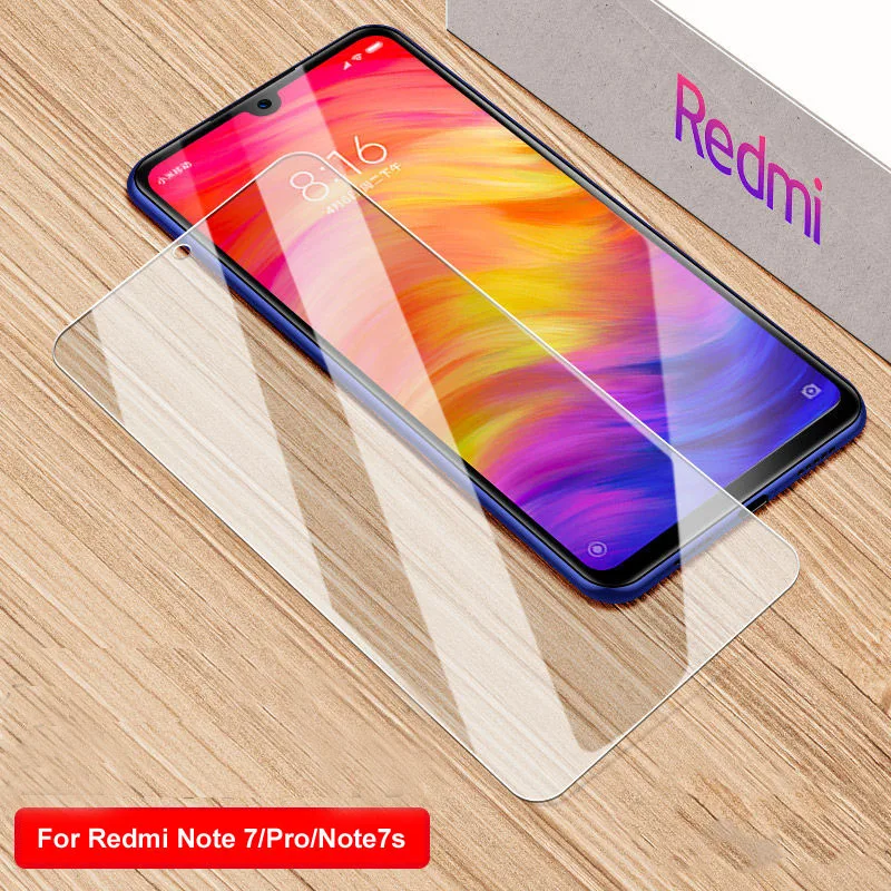 5 шт. закаленное стекло для Xiaomi Redmi Note 7 Pro защита экрана защитная пленка 9H|Защитные