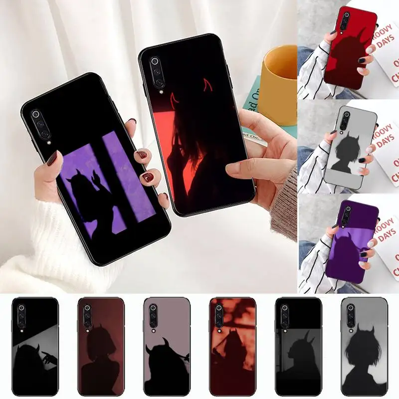 

Devil sexy Woman Phone Case For Xiaomi Redmi note 4 4X 8T 9 9s 10 K20 K30 cc9 9t pro lite max Cover Shell Funda