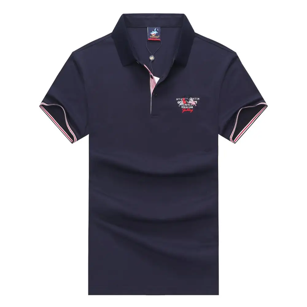 Мужская одежда 2018 Tace & Shark polo рубашка мужская классическая Повседневная брендовая