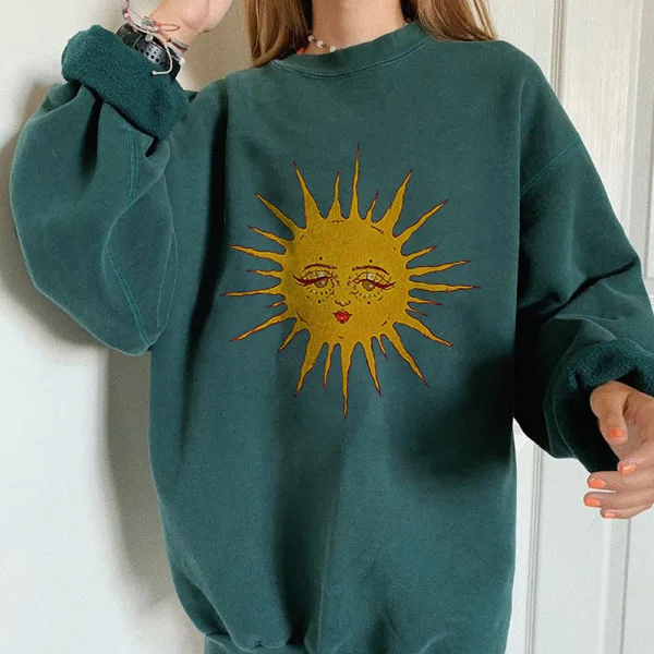 

Hood Women Pullover Sweatshirts Female Solid Color Print Fleece Hooded Jacket Autumn Coat Warm Hoodie