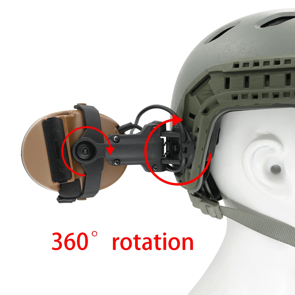 Шлем COMTAC II ARC Rail Bracket Version тактическая гарнитура Защита слуха шумоподавление для