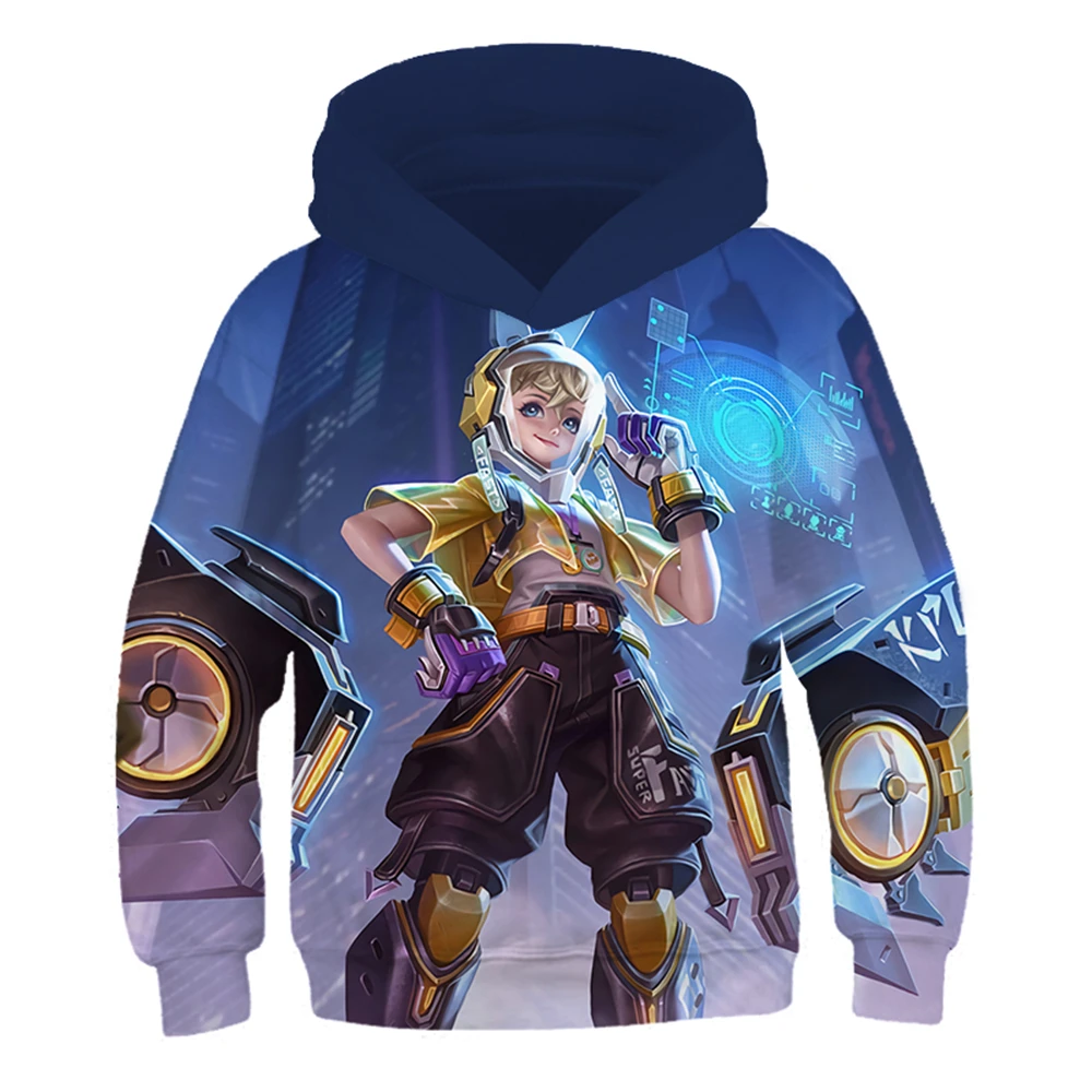 

Chinese Mythological Games Hoodies Teenager Streetwear Children Boys And Girls Long Sleeve Sports Shirt Anime Harajuku Pullover