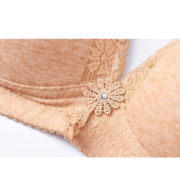 Бюстгальтер для женщин размера плюс мягкий бюстгальтер без косточек с супер