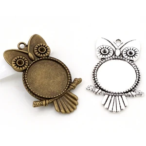 10 шт 20 мм Внутренний размер античный посеребренный и античный бронзовый классический стиль кабошон основа Установка Подвески кулон