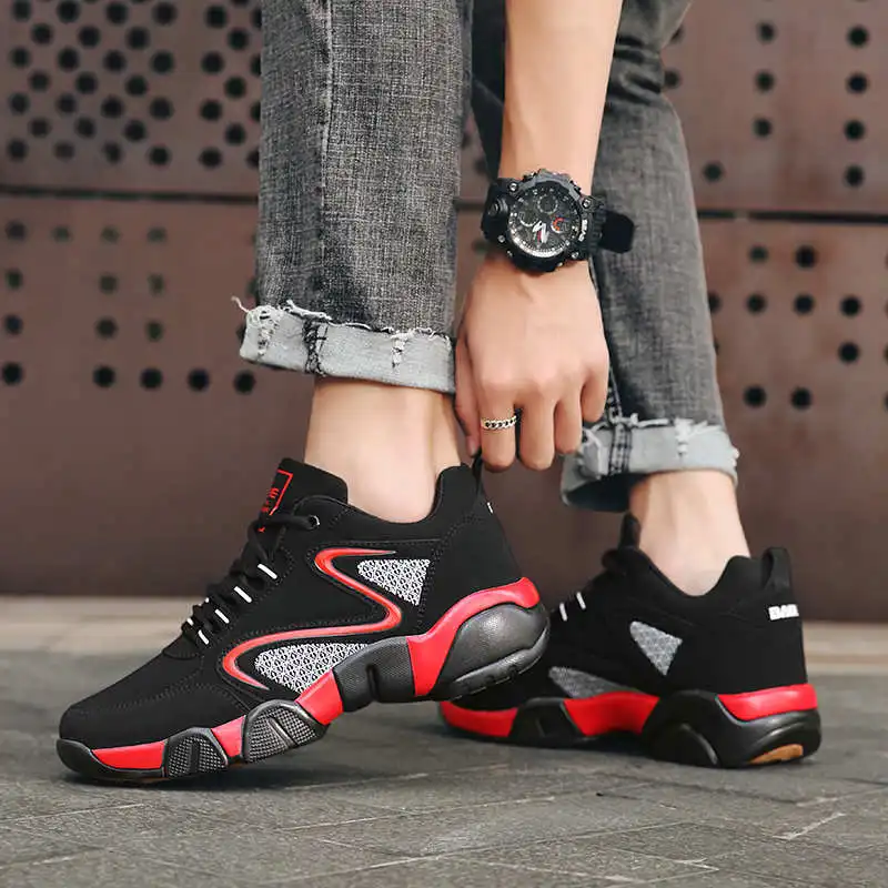 

Zapatillaas New Men's Running Sneakers Elastic Laces Sneakers Man Sport Size 4.5 Men's Running Shoes Men's Sports Shoes Tennis