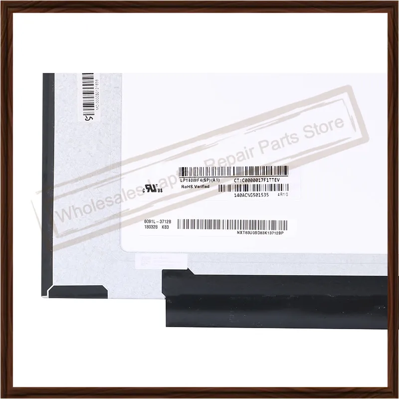 LP140WF4(SP)(A1) LP140WF4-SPA1 ноутбук 14," ЖК-экран 1920*1080 30pin ЖК-дисплей дигитайзер замена панели