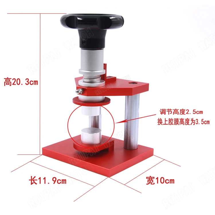 OEM скамья Кристалл Рамка пресс часы чехол задняя инструмент для закрывания с