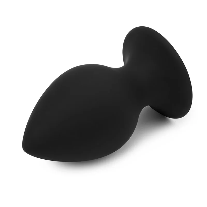 Эротическая черная силиконовая большая Анальная пробка 3 размера сильная