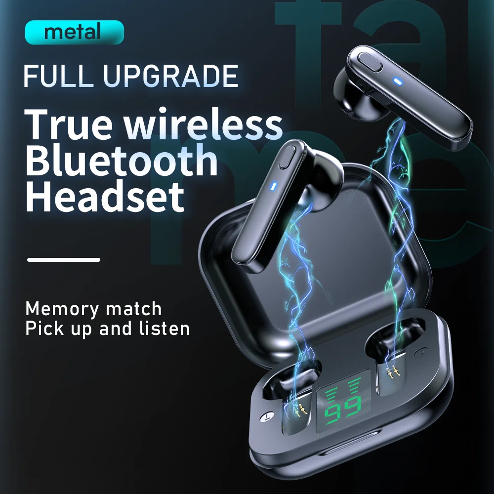 Беспроводные наушники R20 TWS 5 0 Bluetooth наушники-вкладыши с глубокими басами