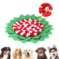 sunflower 2 colors dog sniff mat pet interactive training tool puppy feeding exercise pet supplies practical lace up snuffle pad