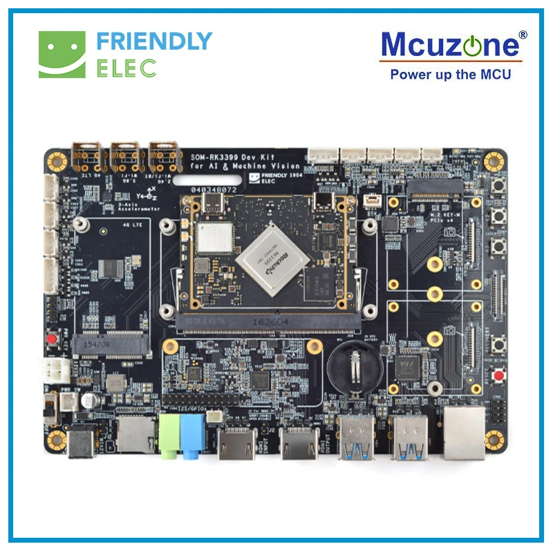 Чистые SOM-RK3399V2 основной плате 4 Гб оперативной памяти 16 флэш-памяти с разъемом HDMI IN