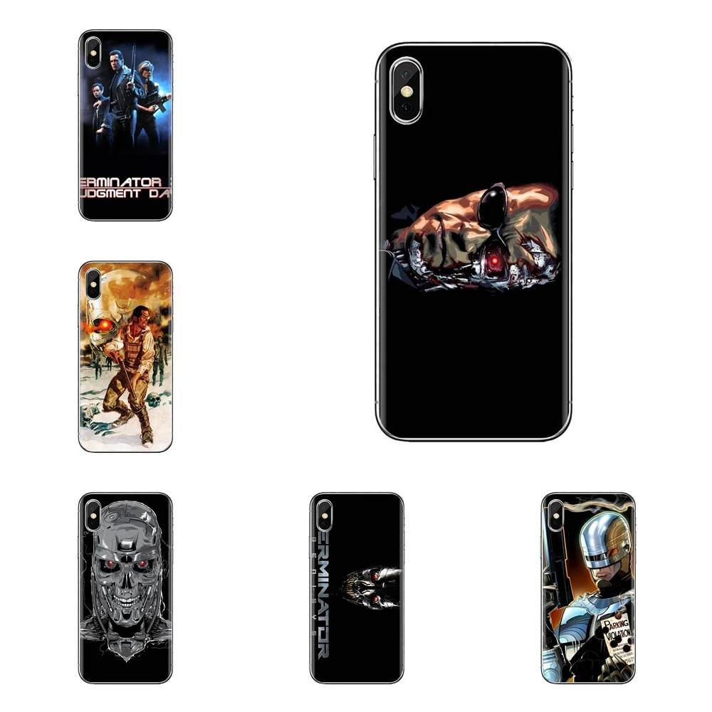 Терминатор Genesis я вернусь Slade ТПУ чехлы для sony Xperia Z Z1 Z2 Z3 Z5 compact M2 M4 M5 C4 E3 T3 XA huawei mate 7 8