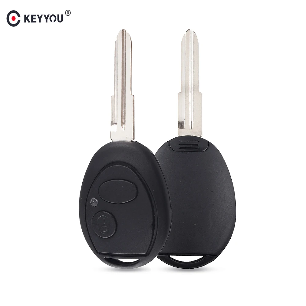 

KEYYOU For Land Rover Discovery 1999-2004 Key Case Shell Fob Uncut Blade 2 Button Remote Key Cover