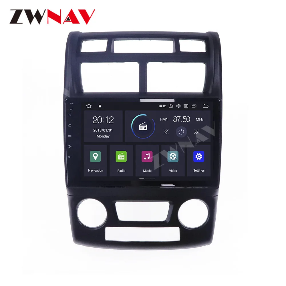 

2din IPS screen Android 10 Car Multimedia player For KIA Sportage 2007 2008 2009 2010 car radio stereo GPS navigation head unit