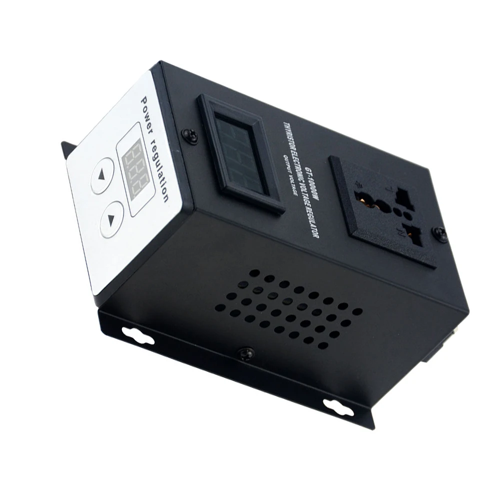 Регулятор напряжения электронный SCR для электрических моторов высокой мощности на 1 шт. 220 В AC 10000 Вт для регулирования температуры и скорости сверлильных машин.