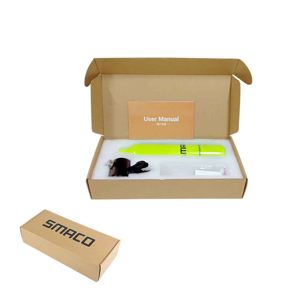 Оборудование для подводного плавания SMACO дыхательный аппарат портативный