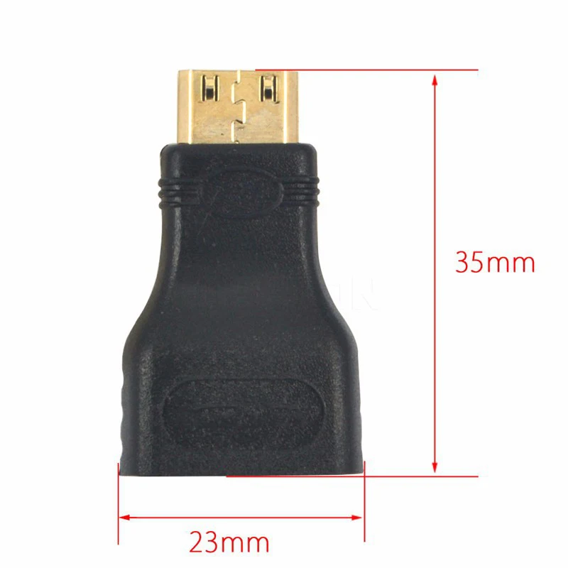 Мини совместимому с HDMI к совместимого адаптера конвертер Папа мама для HD ТВ 1080p