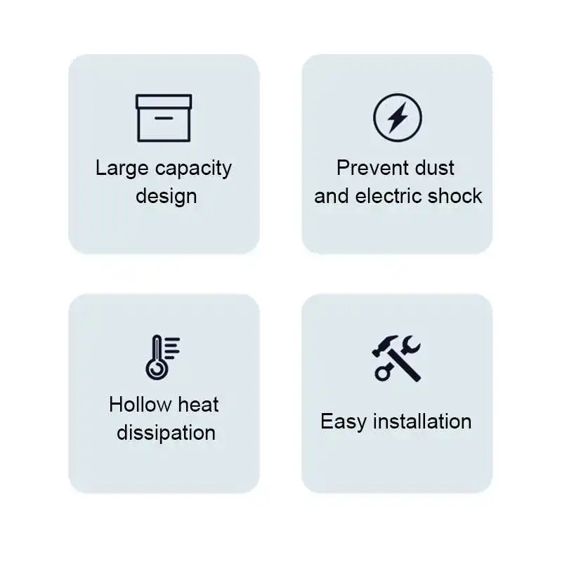 

Cable Organizer Box Desktop Winder Cable Management Box For Cable Power Socket Wire Cord Organizer Box