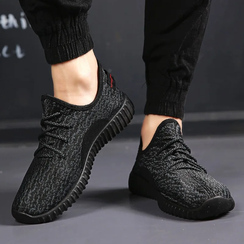 Мужская Спортивная обувь на шнуровке Повседневная износостойкая дышащая из