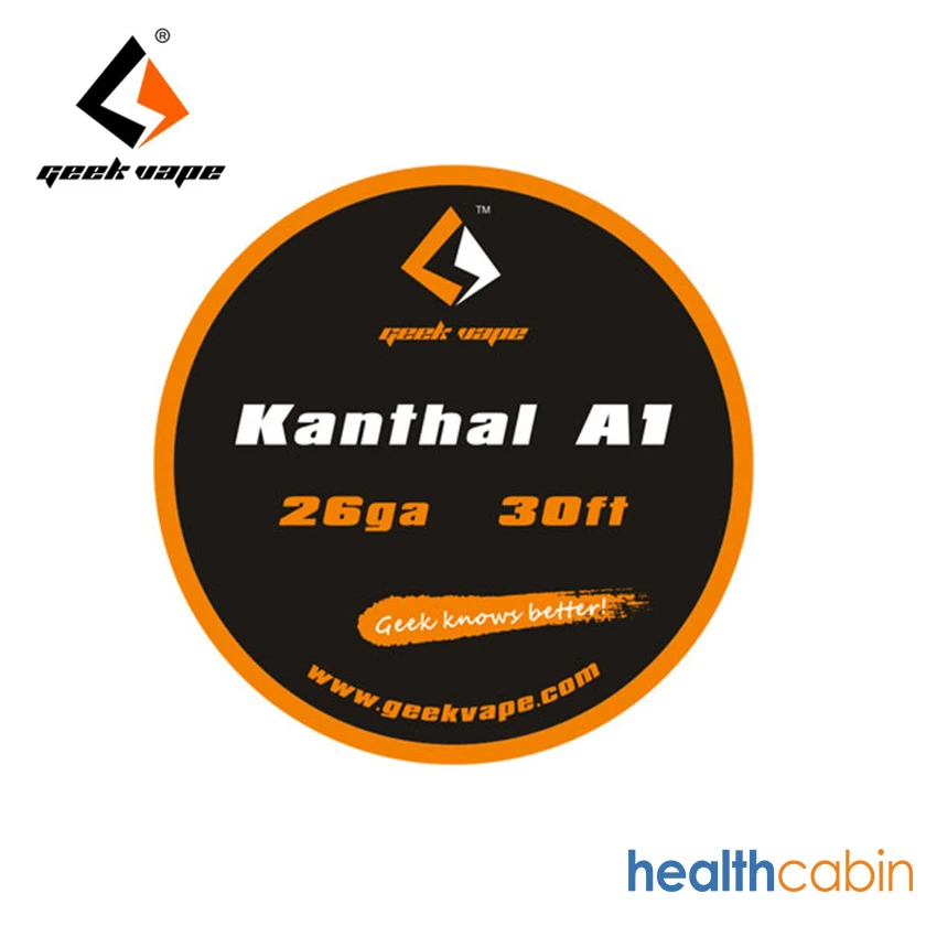 Оригинальный Geekvape проволочный распылитель Kanthal KA1 провод 24ga 26ga 28ga предварительно