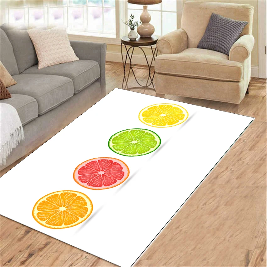 

orange Soft Home decor colorful Carpet Living Room Floor Mat Girl Bedroom Rug Bathroom Mat Doormat Decoration