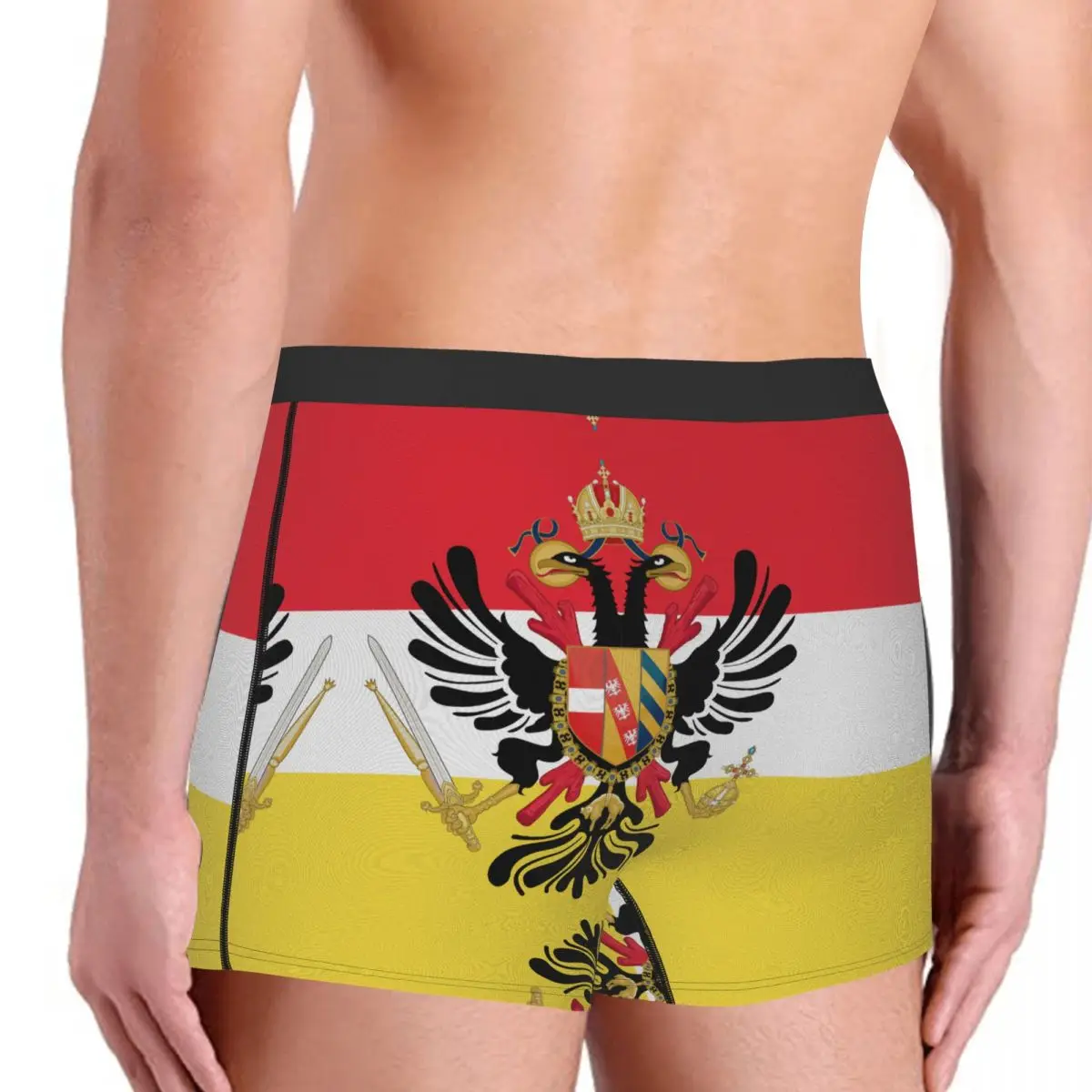Austrian Low Countries Flag Men's Boxer Briefs Belgian Funny Sarcastic Men's boxer leggings
