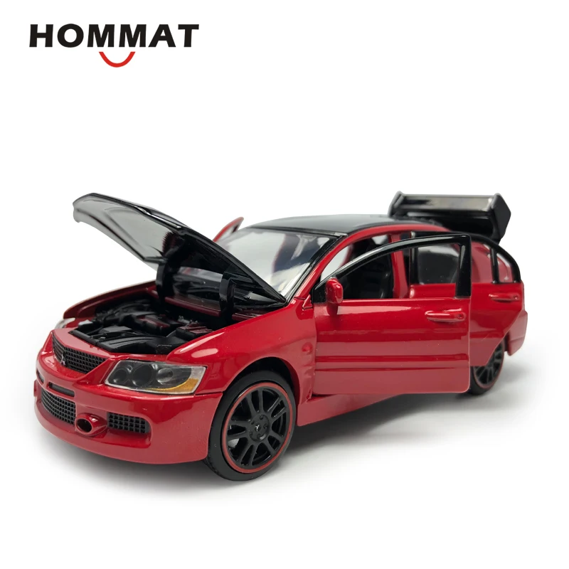 HOMMAT масштаб 1:32 Mitsubishi Lancer Evolution EVO IX Литые металлические игрушечные автомобили