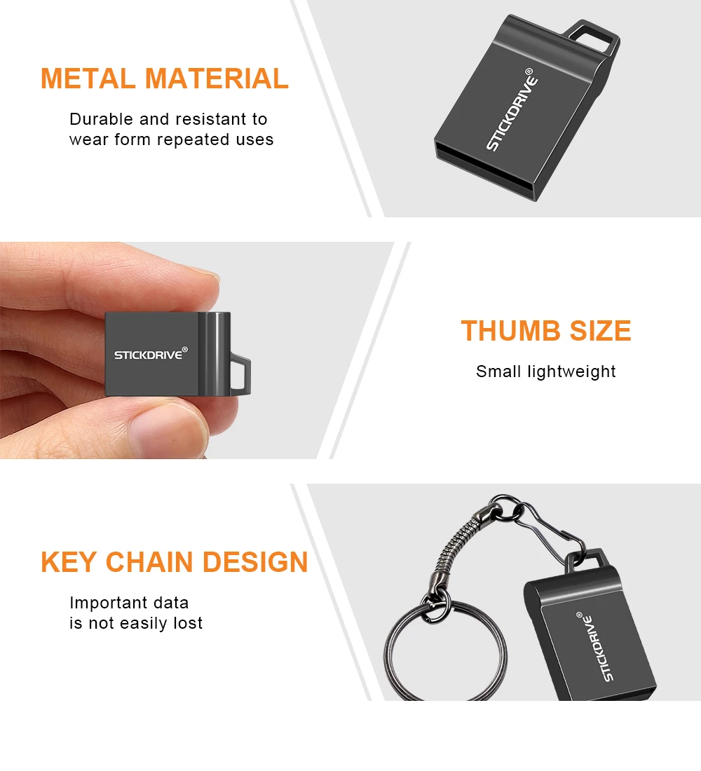 Супер мини металлический флеш-диск USB 2,0 64 ГБ 32 ГБ 16 ГБ портативный флеш-накопитель 128 Гб карта памяти Флешка для хранения U диск