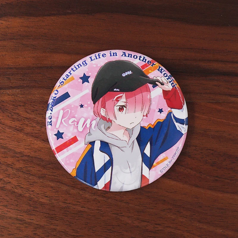 Rezero аниме Рем Ram Emilia Re:Zero kara Hajimeru Isekai Seikatsu Relife металлический значок брошь булавки |