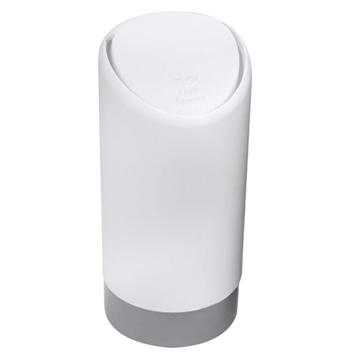 

1pc Car Trash Can Silicone Garbage Bin Cup Shape Trash Container (White)