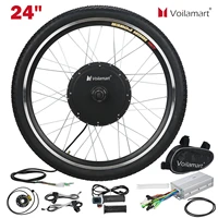 voilamart 2448v 1000w electric bike motor conversion kit front wheel ebike cycling hub front drive brushless gearless hub motor